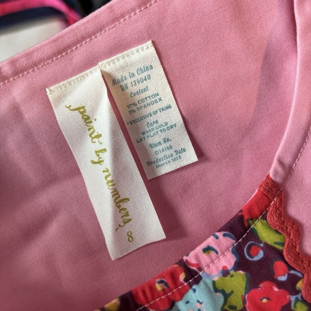 Matilda Jane Paint By Numbers Calypso Dress Girls Pink Red Twirl Size‎ 8 Party
